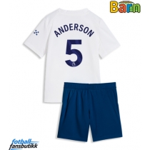 Manchester City Elliot Anderson #5 Tredjedraktsett Barn 2026-27 Kortermet (+ Korte bukser)